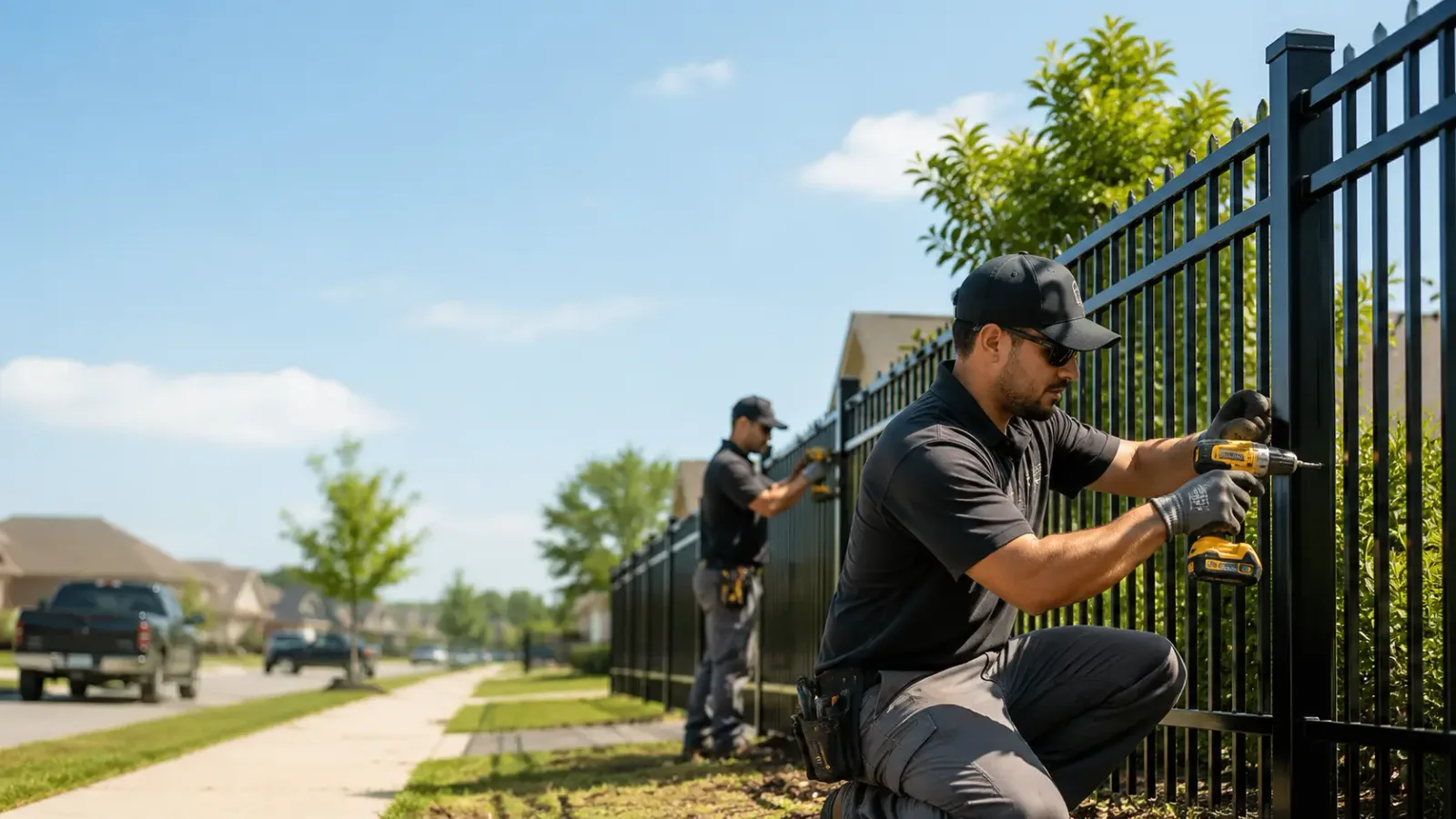Metal Fence Installation in Calliham, TX